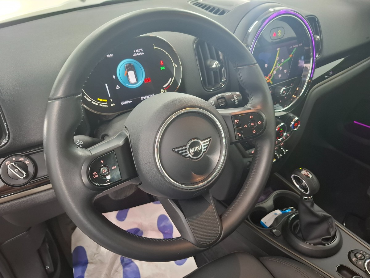 Mini Countryman Cooper S E ALL4 AT – Leder Stoelverwarming Navi – Moonwalk Grey