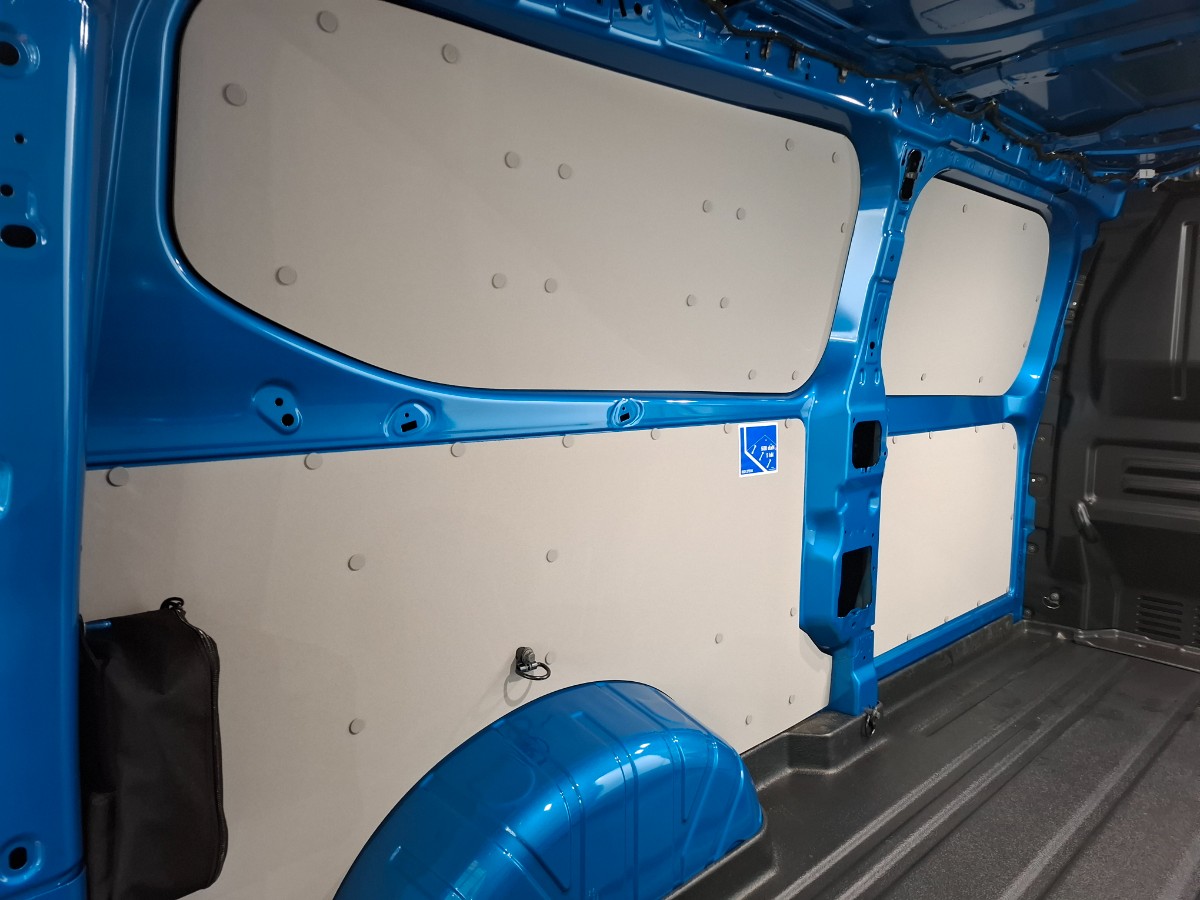 Ford e-Transit Custom 340 L2H1 Limited 65 kWh 218PK – Digital aqua blue – Driver Pack Ultimate – Matrix LED – B&O Audio