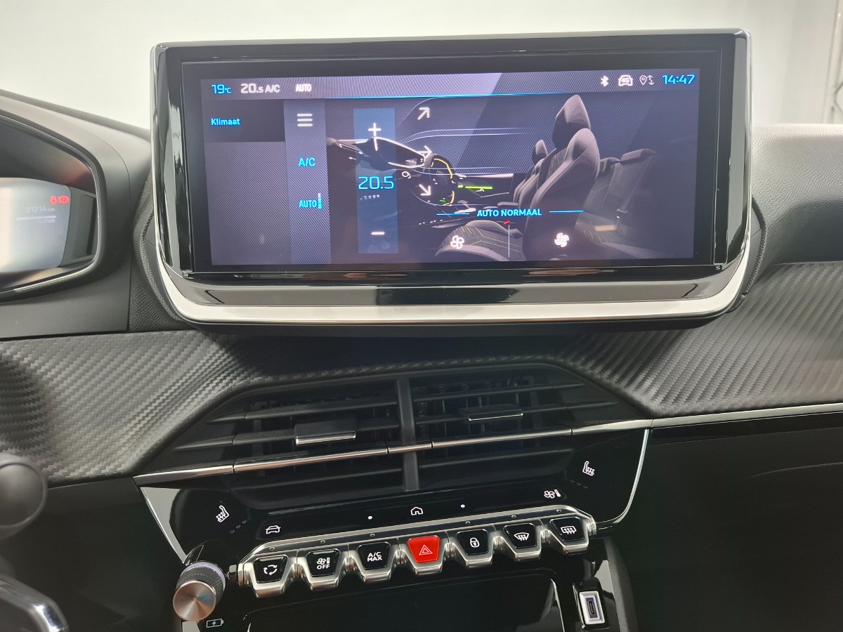 Peugeot 208 Hybrid 100 e-DCS6 Allure Virtual Camera Stoelverwarming