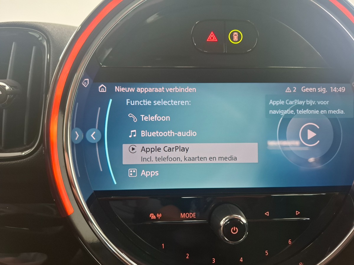 Mini Countryman Cooper S E ALL4 AT – Leder Stoelverwarming Navi – Moonwalk Grey