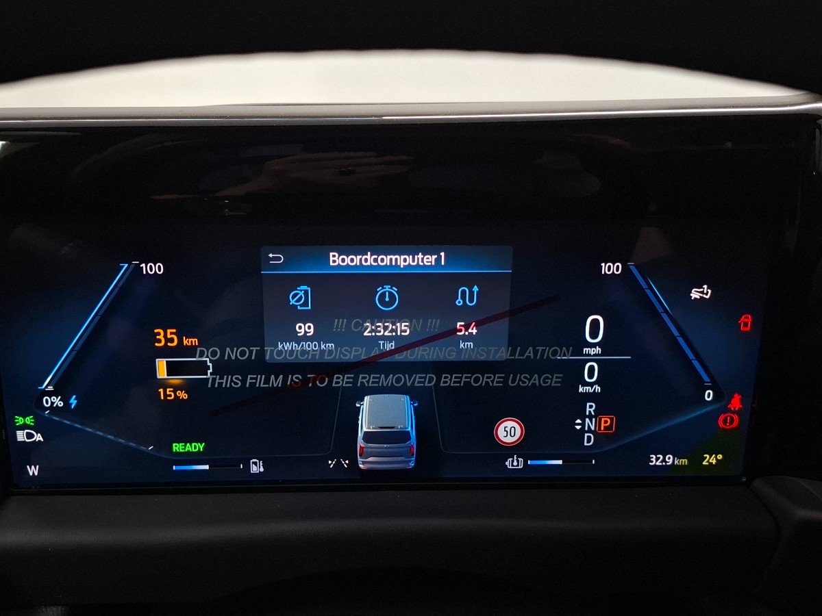 Ford e-Transit Custom 340 L2H1 Limited 65 kWh 218PK – Digital aqua blue – Driver Pack Ultimate – Matrix LED – B&O Audio
