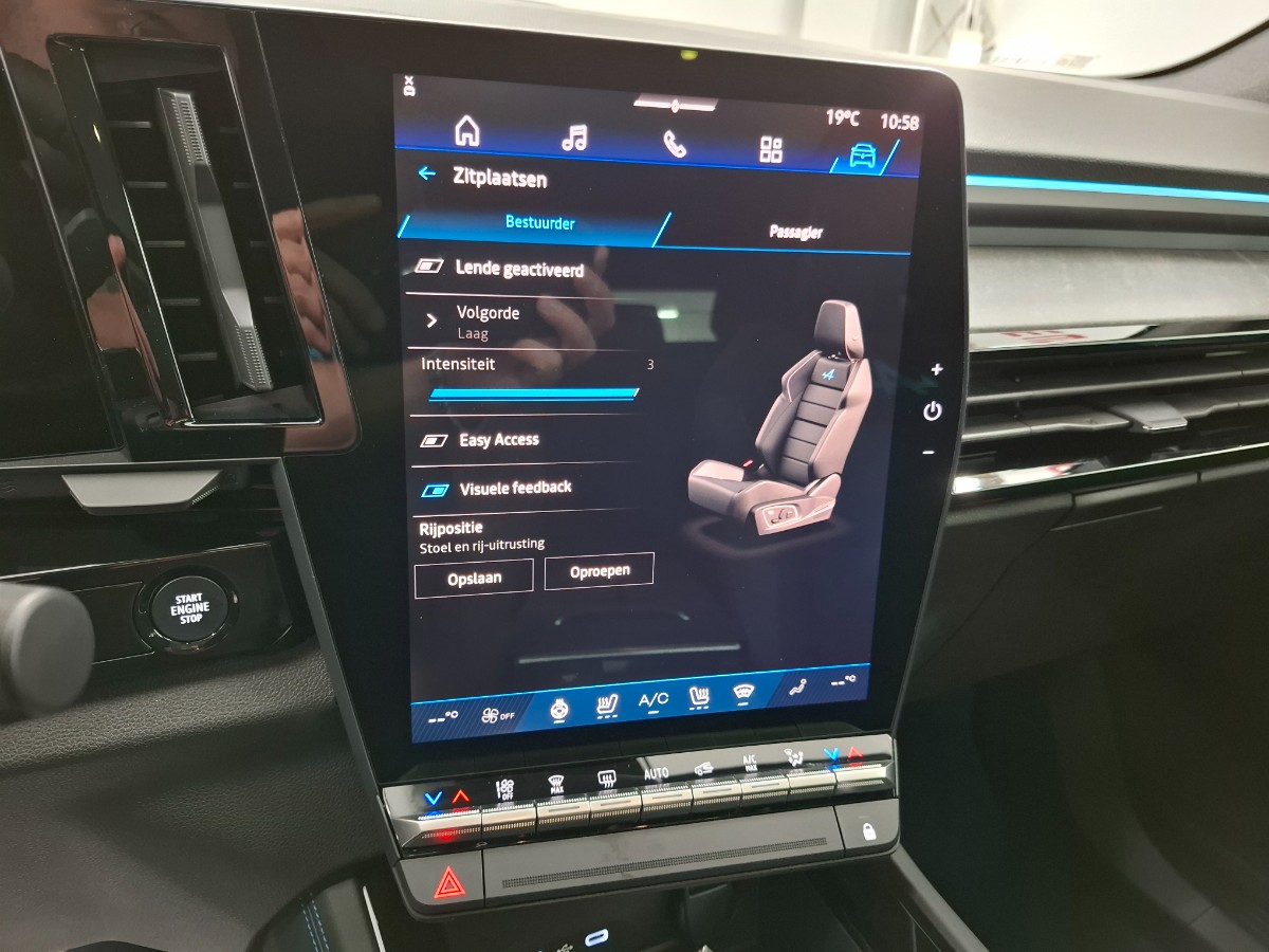 Renault Rafale atelier Alpine E-Tech 4×4 plug-in hybrid 300 Panoramadak Head-Up Display Pack Harman Kardon Head-Up Display